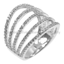 Мода Серебряные ювелирные изделия покрытием кольцо (KR3098)